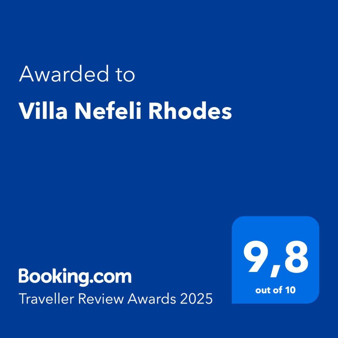 Villa Nefeli Rhodes Archangelos  Zewnętrze zdjęcie